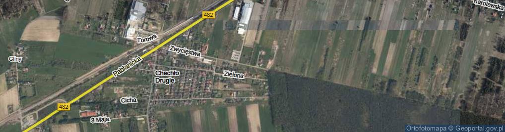 Zdjęcie satelitarne Zwycięstwa ul.
